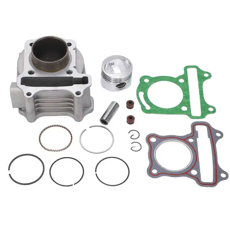 Cylinder Piston Set 1.5in Diameter Rust Proof Motorcycle Cylinder Gasket Replacement for GY6‑50CC Engine for Go Karts Scooters
Cylinder Piston Set 1.5in Diameter Rust Proof Motorcycle Cylinder Gasket Replacement for GY6‑50CC Engine for Go Karts Scooters