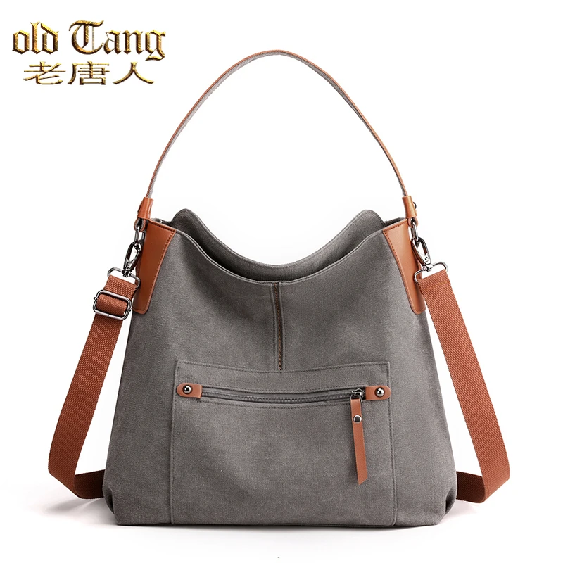 Large Capacity High Quality Canvas Shoulder Bags for Women 2021 New Luxury Handbags Soft Simple Travel Crossbody Bag Sac A Main
Large Capacity High Quality Canvas Shoulder Bags for Women 2021 New Luxury Handbags Soft Simple Travel Crossbody Bag Sac A Main