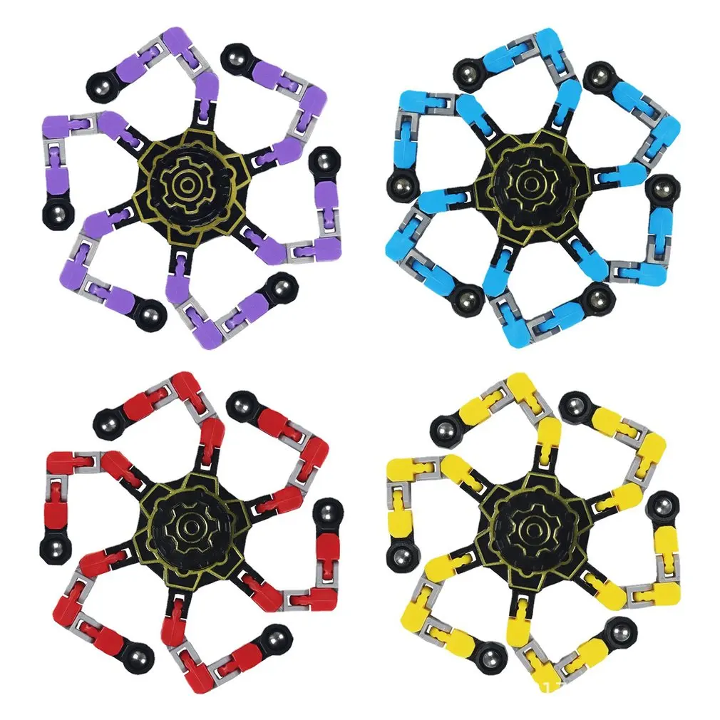 Fingertip Toy Transformable Chain Robot Toy DIY Deformation Robot Mechanical Spiral Twister Decompression Toy For Kids Adults
Fingertip Toy Transformable Chain Robot Toy DIY Deformation Robot Mechanical Spiral Twister Decompression Toy For Kids Adults