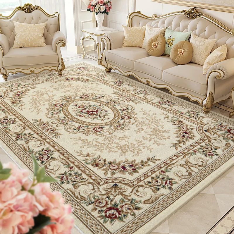 European Retro Printed Carpet Living Room Decor Bedroom Cloakroom Modern Large Area Rug Palace American Bathroom Non-Slip Mat
European Retro Printed Carpet Living Room Decor Bedroom Cloakroom Modern Large Area Rug Palace American Bathroom Non-Slip Mat