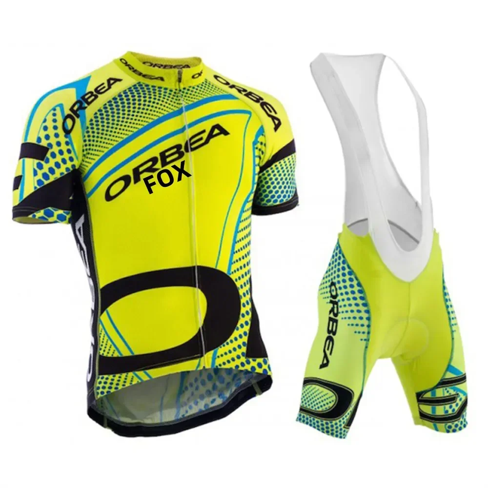 

ORBEAFOX Short Sleeve Cycling Jersey Set Man Summer Breathable MTB Bike Cycling Clothing Maillot Ropa Ciclismo Uniform Kit 2023