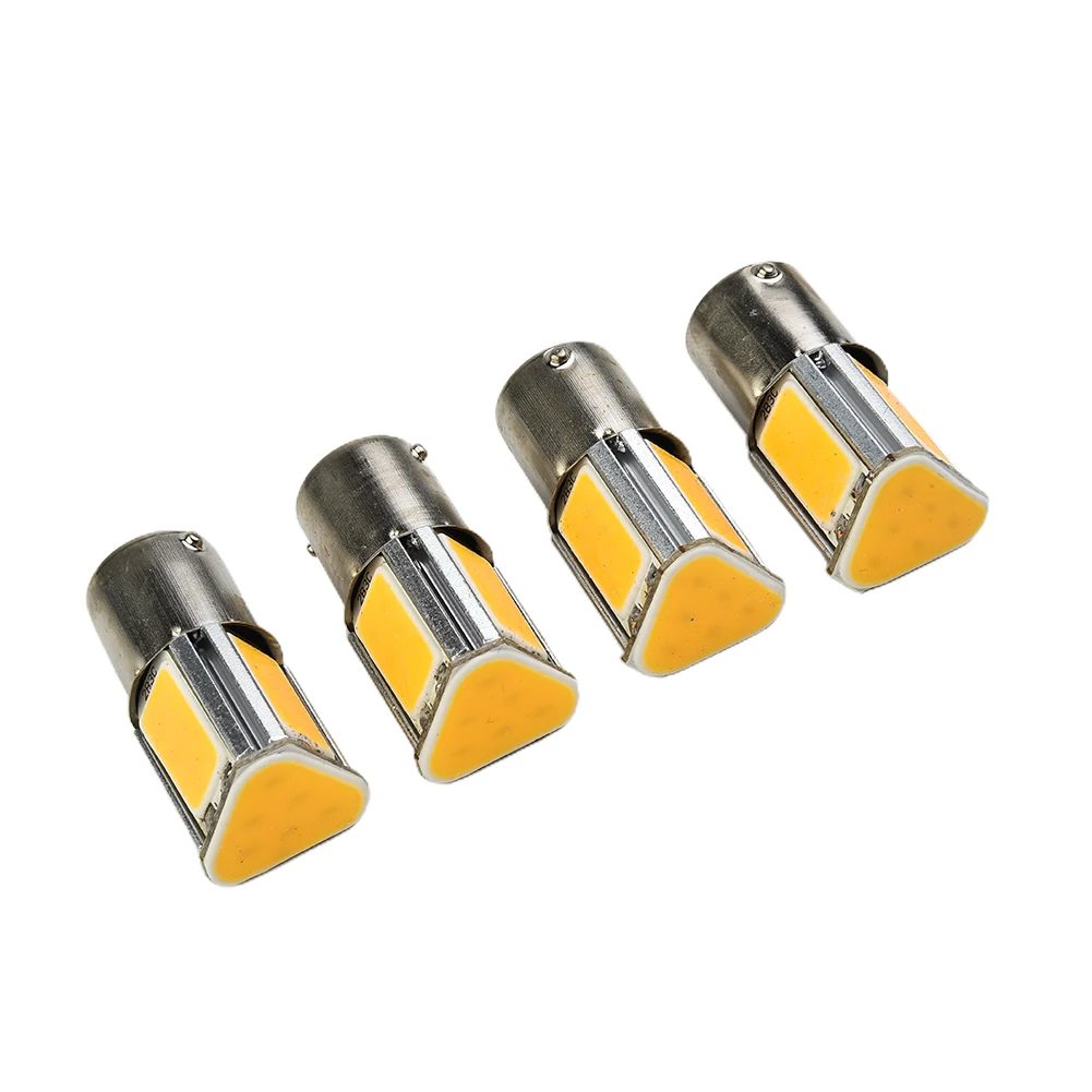4pcs Car Amber 12V 3500K 1156 G18 BA15s 4 COB LED Super Bright White Turn Signal Lights Working Bulbs Car Accessories
4pcs Car Amber 12V 3500K 1156 G18 BA15s 4 COB LED Super Bright White Turn Signal Lights Working Bulbs Car Accessories