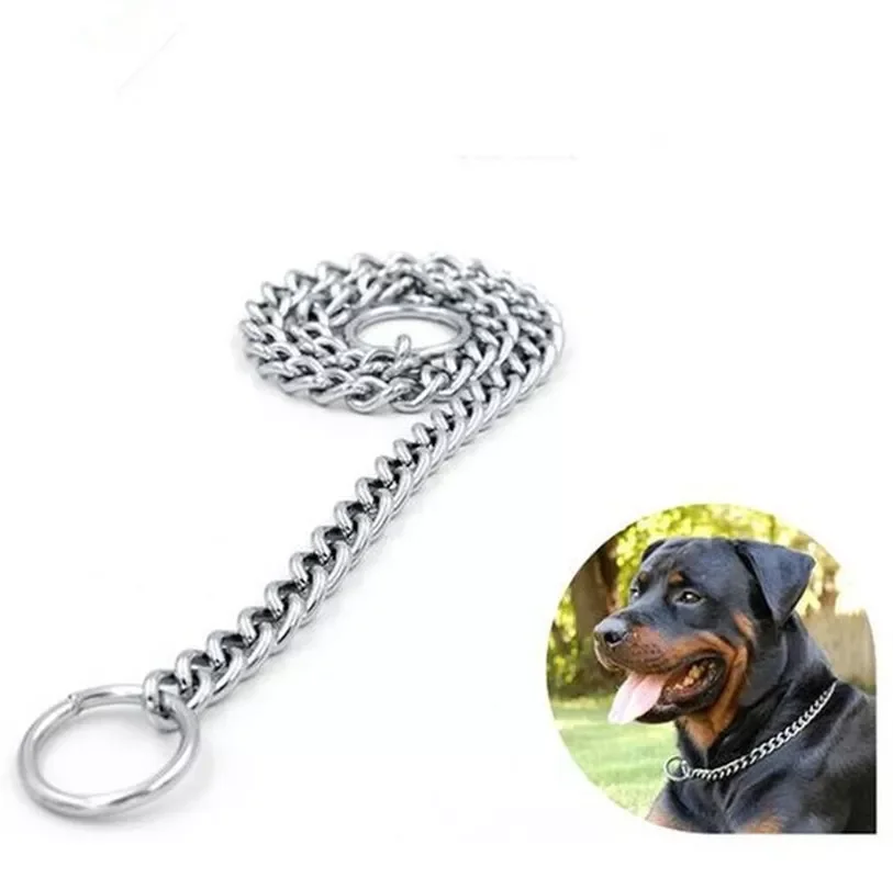 2023NEW Metal Adjustable Stainless Steel Chain Dog Collar Double Row Chrome Plated Choke Training Show Collar Safety Control
2023NEW Metal Adjustable Stainless Steel Chain Dog Collar Double Row Chrome Plated Choke Training Show Collar Safety Control