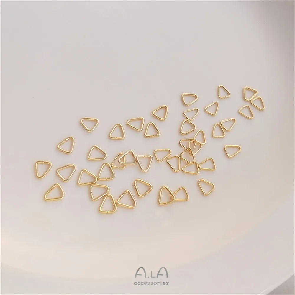14K package gold triangle clip buckle triangle open ring handmade diy jewelry accessories earrings earrings hairpin material
14K package gold triangle clip buckle triangle open ring handmade diy jewelry accessories earrings earrings hairpin material