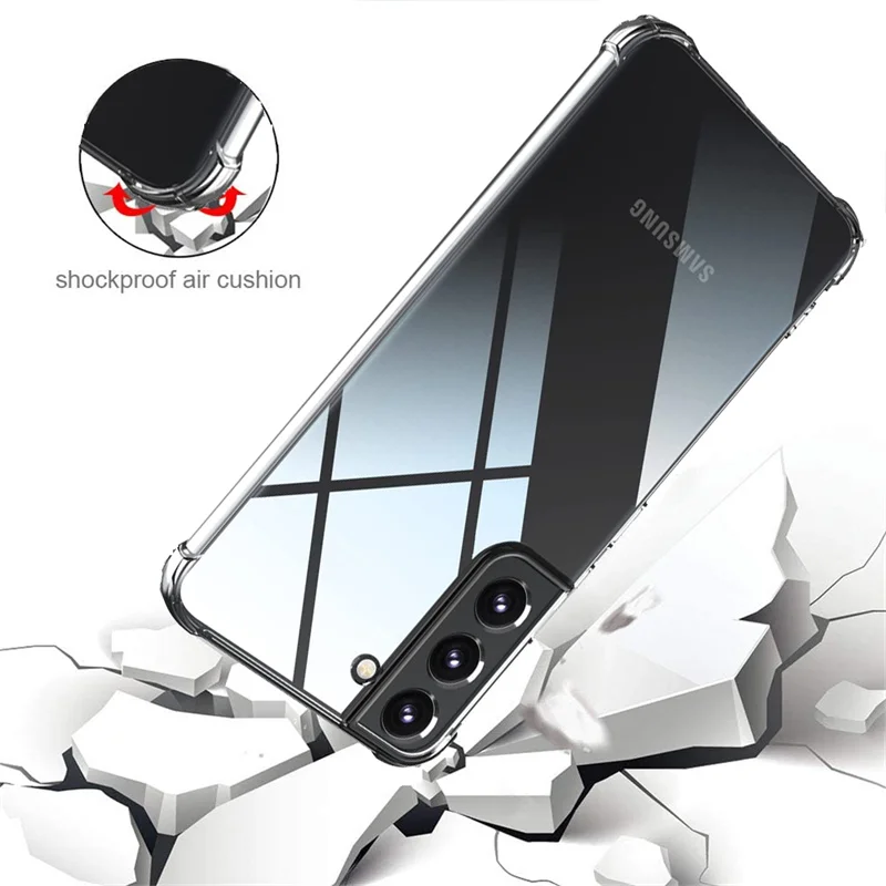 Soft Clear Case for Samsung S22 Plus Phone Cases S22+ Samsung S22 Ultra Shockproof Silicone Cover Samsung Galaxy S 22 Plus Case
Soft Clear Case for Samsung S22 Plus Phone Cases S22+ Samsung S22 Ultra Shockproof Silicone Cover Samsung Galaxy S 22 Plus Case
