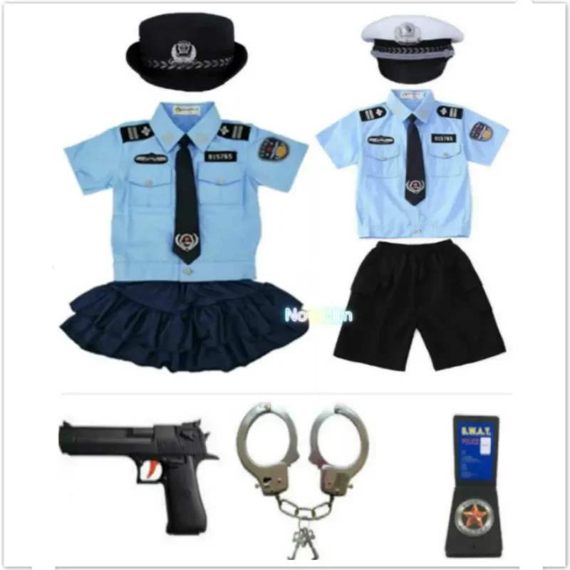 New Kids Child Cop Police Officer Uniform Halloween Police Costume Boys Girls Policeman Cosplay Police Suit With Handcuffs
New Kids Child Cop Police Officer Uniform Halloween Police Costume Boys Girls Policeman Cosplay Police Suit With Handcuffs