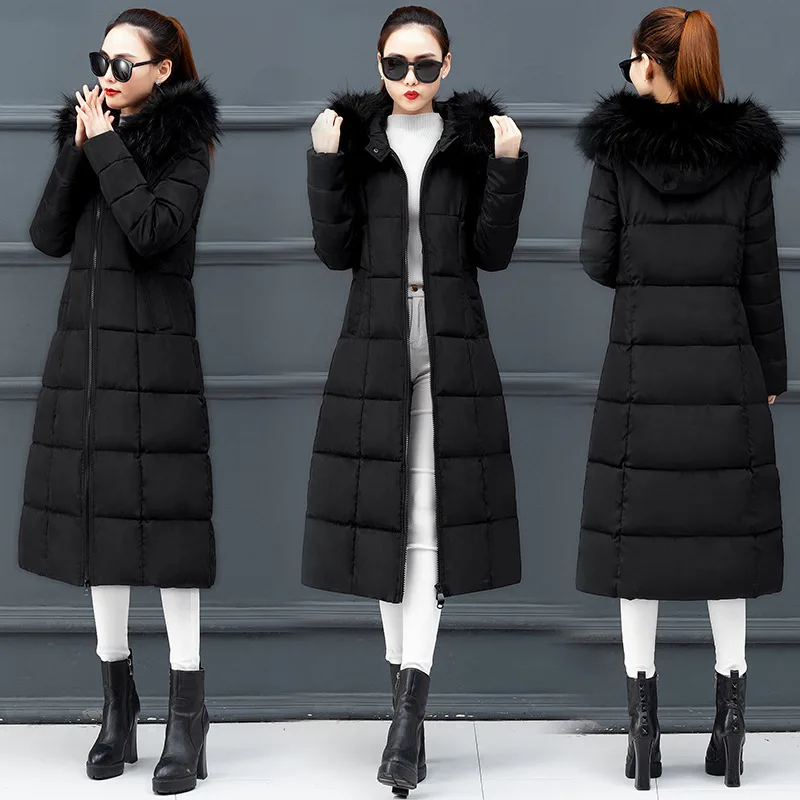 women winter long parka Women's Winter Thicken Puffer Coat Warm Padded Windproof Packable Mid-Long Parka Jacket with Fur Hood
women winter long parka Women's Winter Thicken Puffer Coat Warm Padded Windproof Packable Mid-Long Parka Jacket with Fur Hood