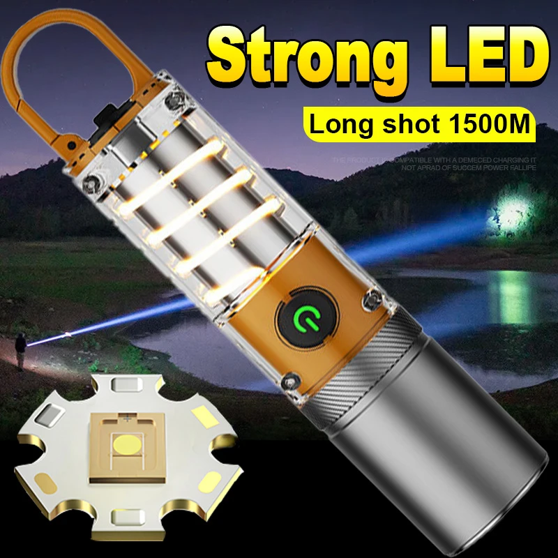 3000LM Super Long Range Powerful LED Flashlight Recharge Ultra Bright Torch Lamp High Power Tactical Lanterns Built in Battery
3000LM Super Long Range Powerful LED Flashlight Recharge Ultra Bright Torch Lamp High Power Tactical Lanterns Built in Battery