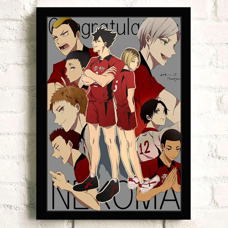 Japanese Sports Cartoon Anime Haikyuu poster and print Canvas Painting Art wall pictures decorations for home decor Quadro
Japanese Sports Cartoon Anime Haikyuu poster and print Canvas Painting Art wall pictures decorations for home decor Quadro