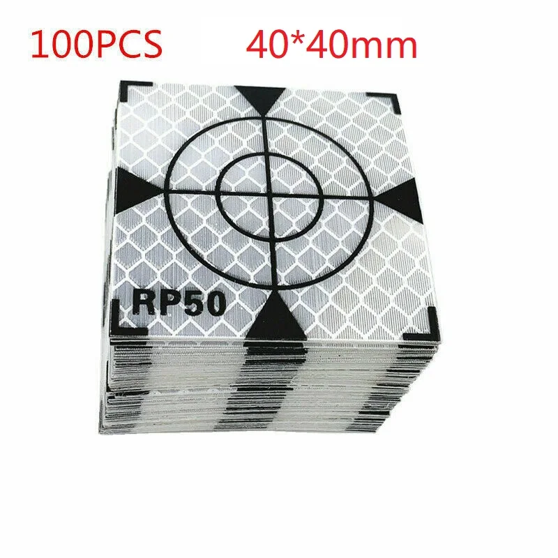 100pcs 20/30/40/50/60mm Total Station Reflector Sheet Reflective Tape Target Total Station Measure And Monitor Facades
100pcs 20/30/40/50/60mm Total Station Reflector Sheet Reflective Tape Target Total Station Measure And Monitor Facades