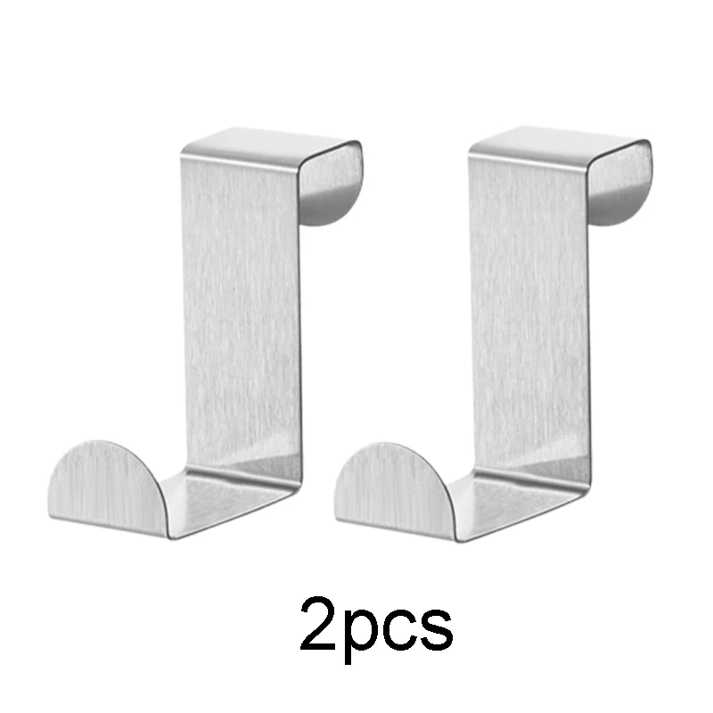 4/2Pcs Door Hanger Hook Stainless Steel Kitchen Cabinet Draw Over Door Hook Clothes Bedroom Bathroom Hanger Holder Multi Hook
4/2Pcs Door Hanger Hook Stainless Steel Kitchen Cabinet Draw Over Door Hook Clothes Bedroom Bathroom Hanger Holder Multi Hook