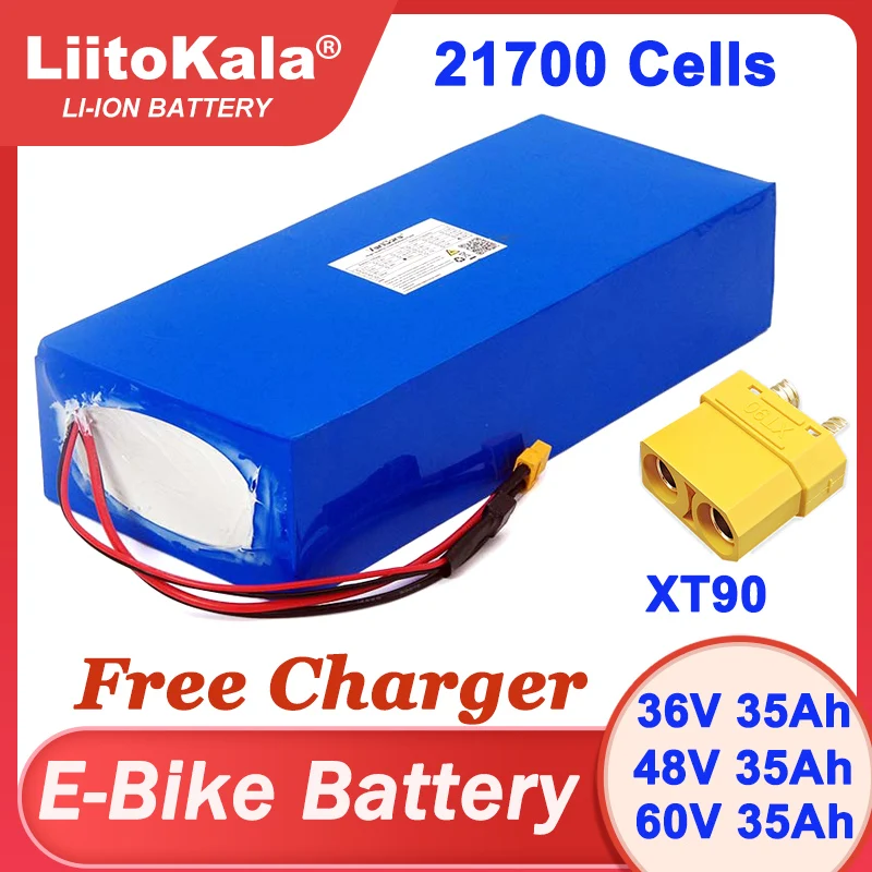 NEW 36V 48V 60V 35Ah E-bike 21700 Lithium Battery Pack For Electric bike Electric Scooter 42V 54.6V 67.2V batteries Charger
NEW 36V 48V 60V 35Ah E-bike 21700 Lithium Battery Pack For Electric bike Electric Scooter 42V 54.6V 67.2V batteries Charger