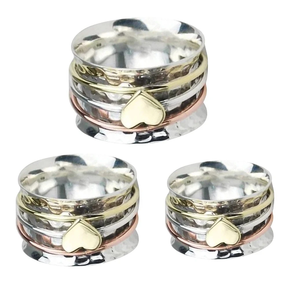Ring Fidget Heartrings Love Finger Knuckle Turn The Metal Jewelry Girls Bandkids Lady Decor Relief Decoration
Ring Fidget Heartrings Love Finger Knuckle Turn The Metal Jewelry Girls Bandkids Lady Decor Relief Decoration