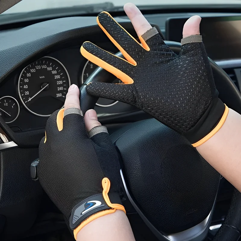 Anti-Slip Fishing Gloves Wear-resistant Summer Outdoor Breathable Angling Cycling Sports Gloves Two Finger Cut Fishing Gloves
Anti-Slip Fishing Gloves Wear-resistant Summer Outdoor Breathable Angling Cycling Sports Gloves Two Finger Cut Fishing Gloves