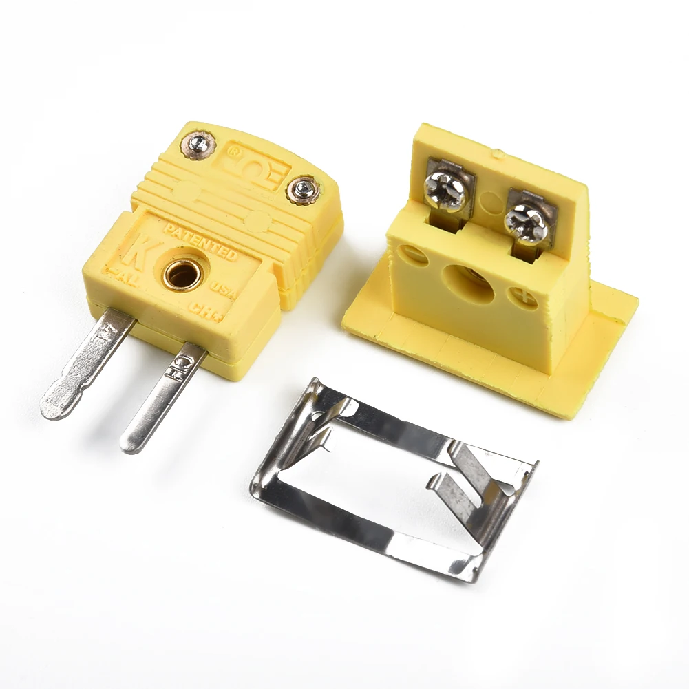 Yellow Thermocouple Socket Shell Plug Adaptor Mini Thermometer Universal Miniature Panel Alloy Connector Plastic
Yellow Thermocouple Socket Shell Plug Adaptor Mini Thermometer Universal Miniature Panel Alloy Connector Plastic