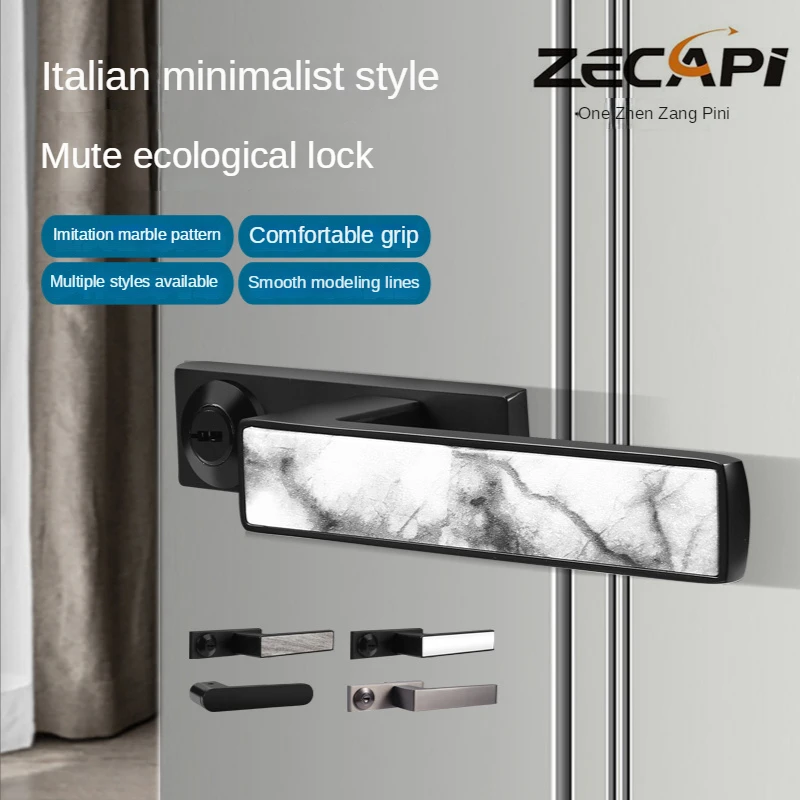 Household Bedroom Italian Minimalist Zinc Alloy One-word Door Lock Indoor Wooden Door Split Lock Door Handle Lock Door Handle
Household Bedroom Italian Minimalist Zinc Alloy One-word Door Lock Indoor Wooden Door Split Lock Door Handle Lock Door Handle