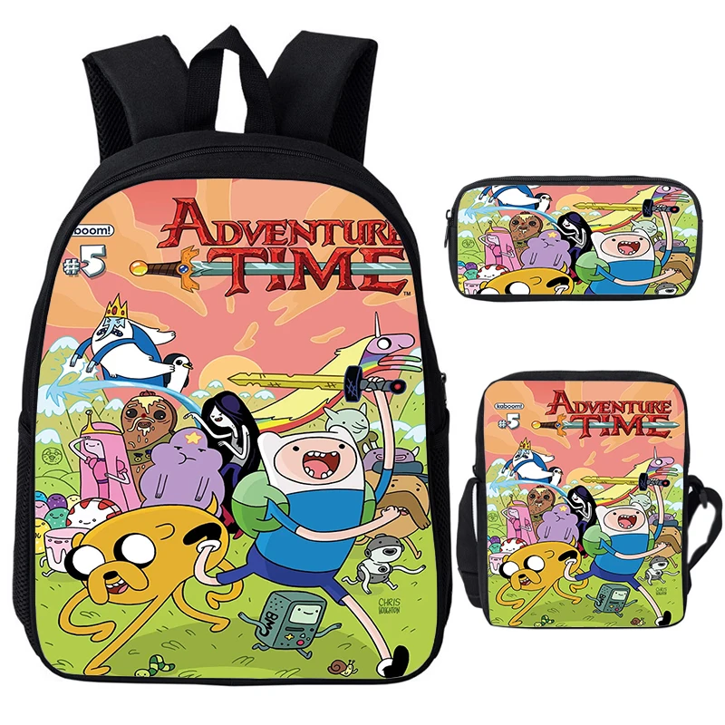 Adventure Time Finn And Jake 3D Print Backpack Shoulders Bag Pencil Bag 3pcs/set Travel Rucksack Anime Schoolbags for Boys Girls
Adventure Time Finn And Jake 3D Print Backpack Shoulders Bag Pencil Bag 3pcs/set Travel Rucksack Anime Schoolbags for Boys Girls