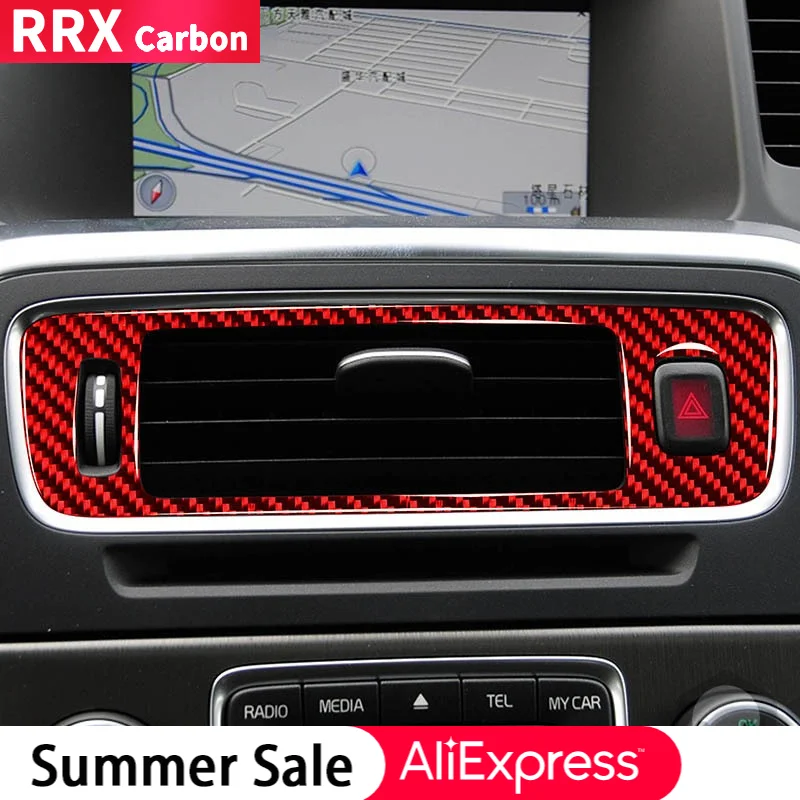 For Volvo V60 2010-2017 S60 2010-2018 Carbon Fiber Sticker Central Control Air Outlet Frame Cover Trim Car Interior Accessories
For Volvo V60 2010-2017 S60 2010-2018 Carbon Fiber Sticker Central Control Air Outlet Frame Cover Trim Car Interior Accessories