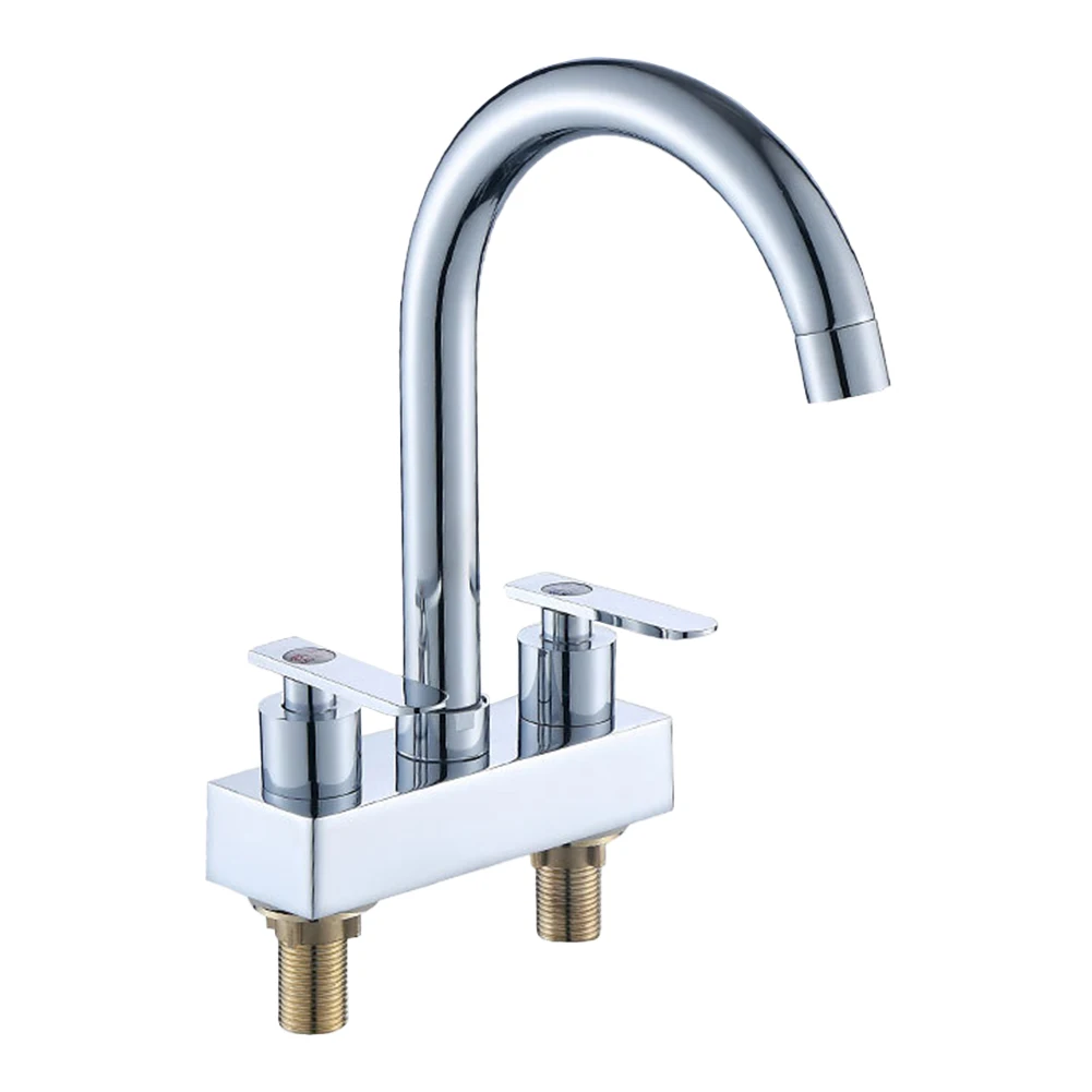Bathroom Basin Faucet Dual Hole Handle Hot Cold Water Mixer Tap Deck Mounted Zinc Alloy Plating Washbasin Tap Kitchen Faucets
Bathroom Basin Faucet Dual Hole Handle Hot Cold Water Mixer Tap Deck Mounted Zinc Alloy Plating Washbasin Tap Kitchen Faucets