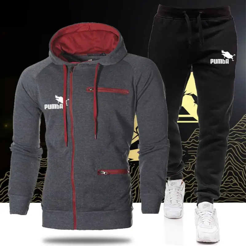 Autumn Winter Mens Fashion Sets Coats+Trousers Double Zipper Two Piece Set Casual Streetwear Jackets Outdoor Print Tracksuits
Autumn Winter Mens Fashion Sets Coats+Trousers Double Zipper Two Piece Set Casual Streetwear Jackets Outdoor Print Tracksuits