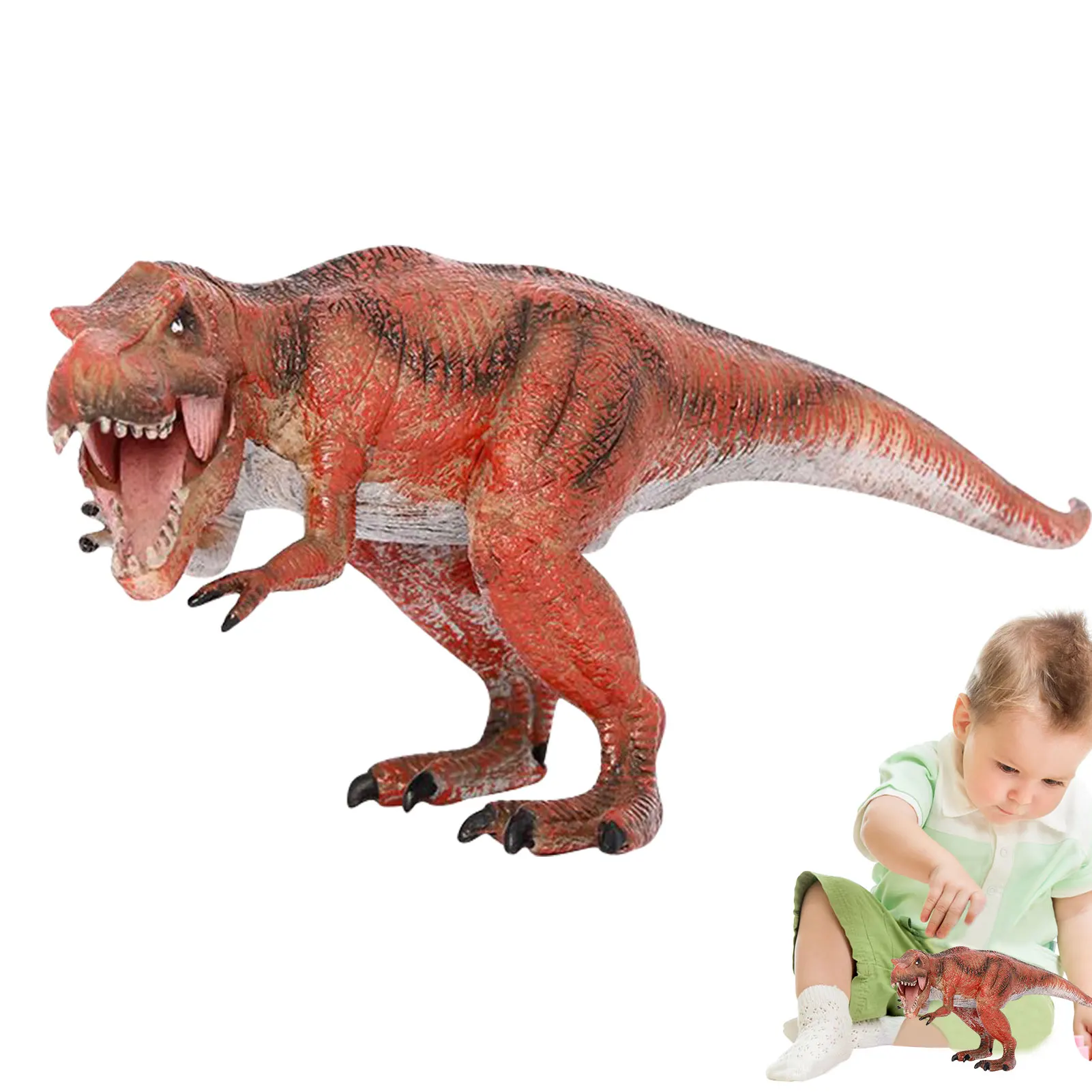 Dinosaur Toy Brown Realistic Dinosaur Models Mini Dinosaur Figures Rex Toys With Movable Mouth For Ages 3 To 8
Dinosaur Toy Brown Realistic Dinosaur Models Mini Dinosaur Figures Rex Toys With Movable Mouth For Ages 3 To 8