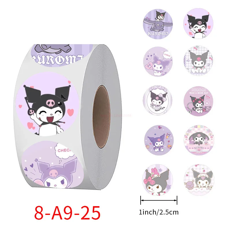 Sanrio 20pcs 500 Stickers/roll 25mm Cartoon Lovely Cinnamoroll Kuromi Sticker Sanrio Sealing Sticker Wholesale
Sanrio 20pcs 500 Stickers/roll 25mm Cartoon Lovely Cinnamoroll Kuromi Sticker Sanrio Sealing Sticker Wholesale