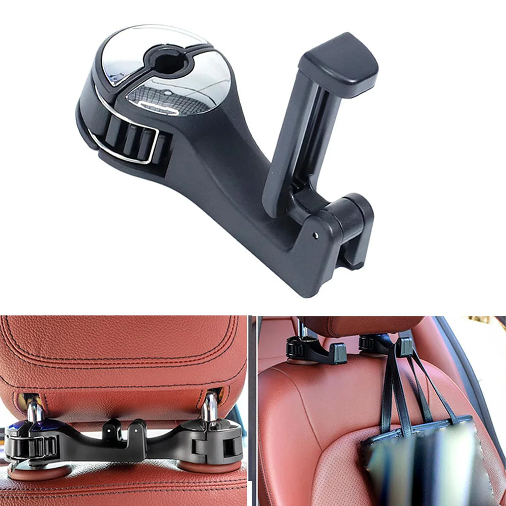 Multi-function 2 In 1 Auto Car Headrest Hooks Car Seat Back Hook Phone Mount Holder Fastener Seat Back Hanger Clips For Bag
Multi-function 2 In 1 Auto Car Headrest Hooks Car Seat Back Hook Phone Mount Holder Fastener Seat Back Hanger Clips For Bag