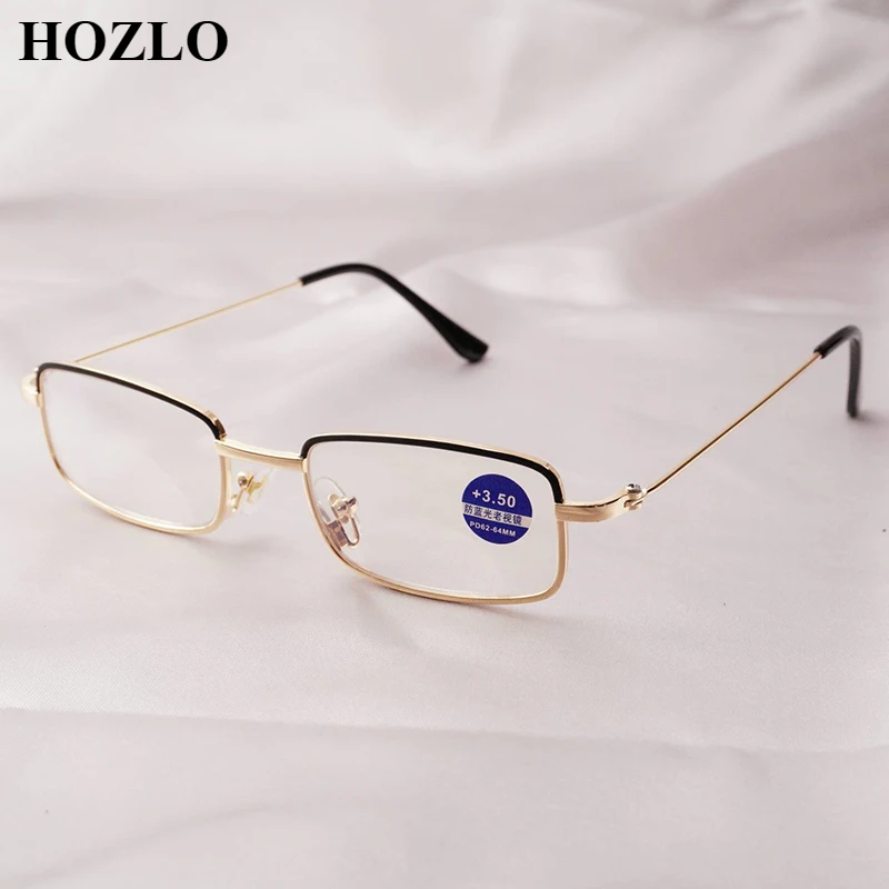 

Unisex Metal Anti Blue Light Bifocals Reading Glasses Magnifier Women Men Look Near Far Presbyopic Spectacles Hyperopia Eyewear
