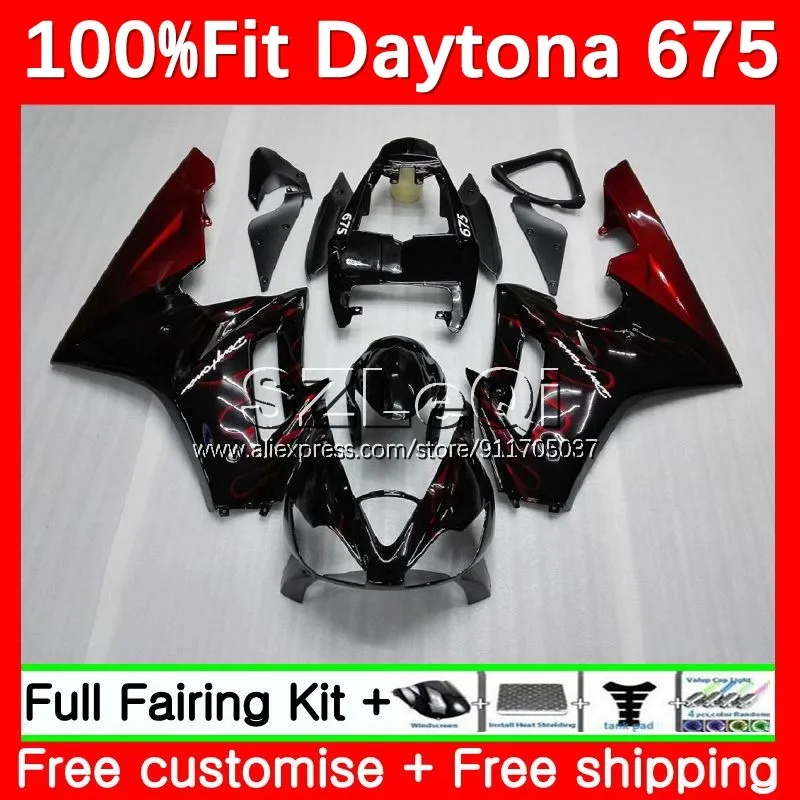 Red Flames Injection For Triumph Daytona 675 02 03 05 06 07 08 Daytona675 2002 2003 2004 2005 2006 2007 2008 Fairings 15LQ.3
Red Flames Injection For Triumph Daytona 675 02 03 05 06 07 08 Daytona675 2002 2003 2004 2005 2006 2007 2008 Fairings 15LQ.3