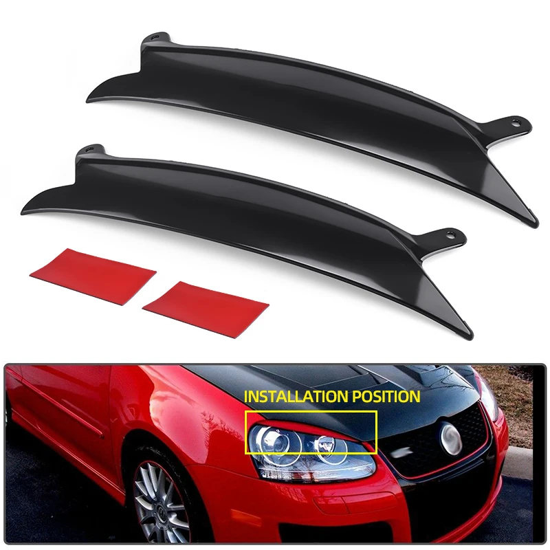 AMAPL 2Pcs Car Headlight Cover Eyelids Headlights Eyebrow For Volkswagen GOLF GTI MK5 JETTA R32 RABBIT 2006-2009
AMAPL 2Pcs Car Headlight Cover Eyelids Headlights Eyebrow For Volkswagen GOLF GTI MK5 JETTA R32 RABBIT 2006-2009