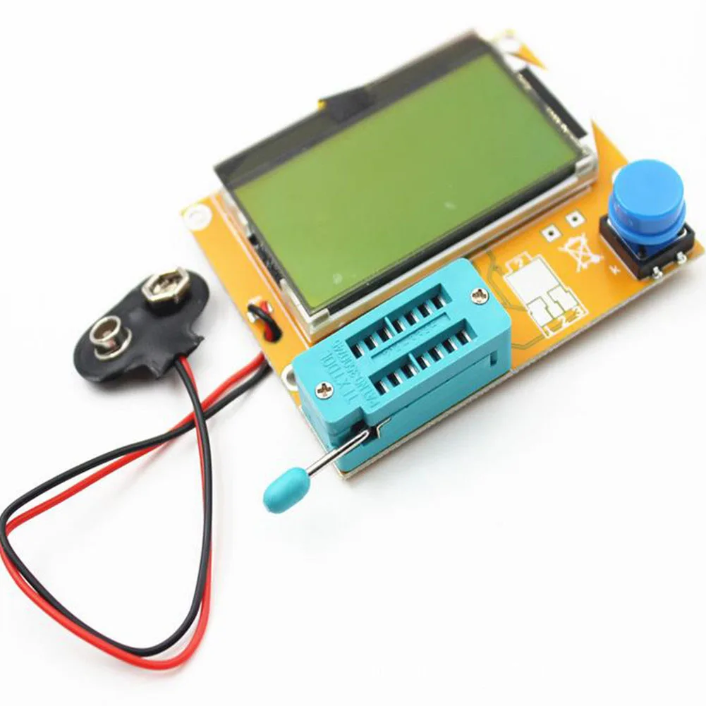 LCR-T4 ESR Meter Transistor Tester Diode Triode Capacitance SCR Inductance+housing 128 * 64 Large Backlight LCD Display Electric
LCR-T4 ESR Meter Transistor Tester Diode Triode Capacitance SCR Inductance+housing 128 * 64 Large Backlight LCD Display Electric