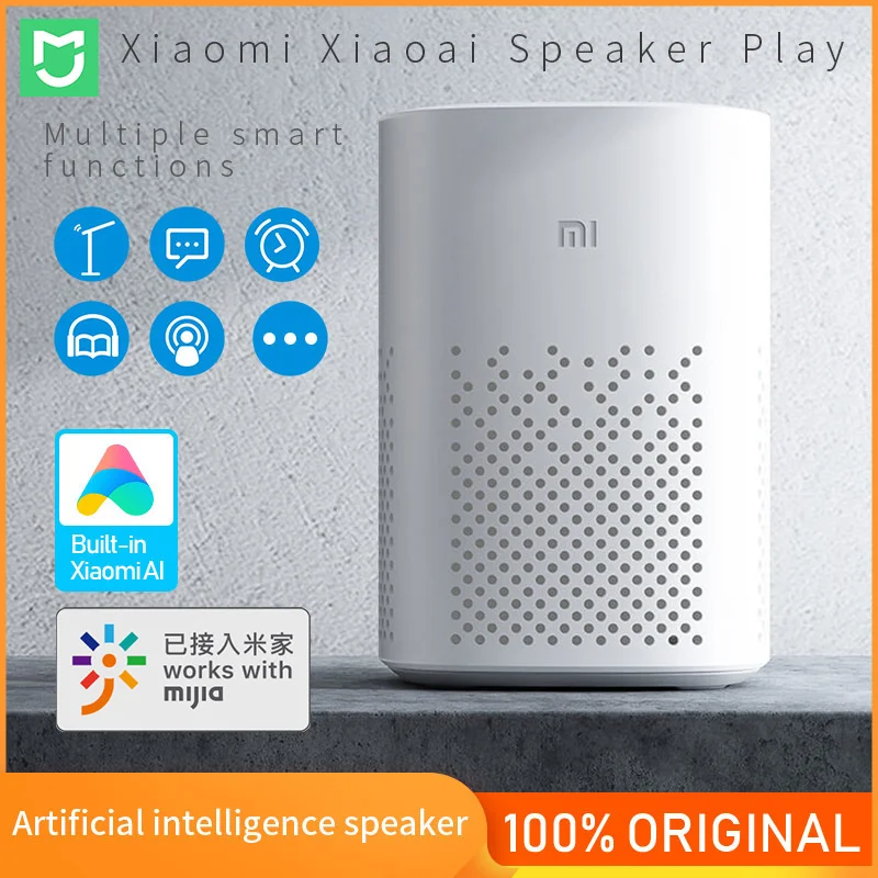 Xiaomi Xiaoai Колонка воспроизведение Wifi Bluetooth-совместимый 4,2 стерео музыкальный плеер с голосовым дистанционным управлением Mi Колонка для смарт...
Xiaomi Xiaoai Колонка воспроизведение Wifi Bluetooth-совместимый 4,2 стерео музыкальный плеер с голосовым дистанционным управлением Mi Колонка для смарт...