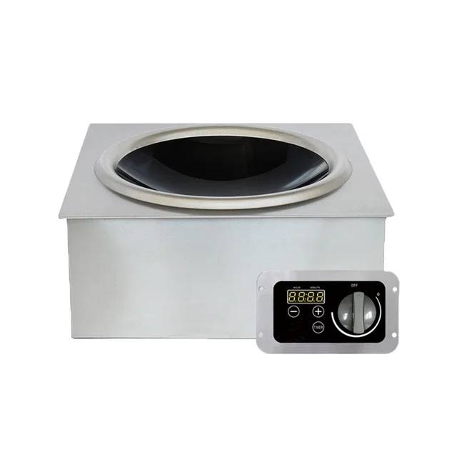 220V 5kW Commercial Electric Built-in Induction Wok Hob Cooker Use in Restaurant
220V 5kW Commercial Electric Built-in Induction Wok Hob Cooker Use in Restaurant