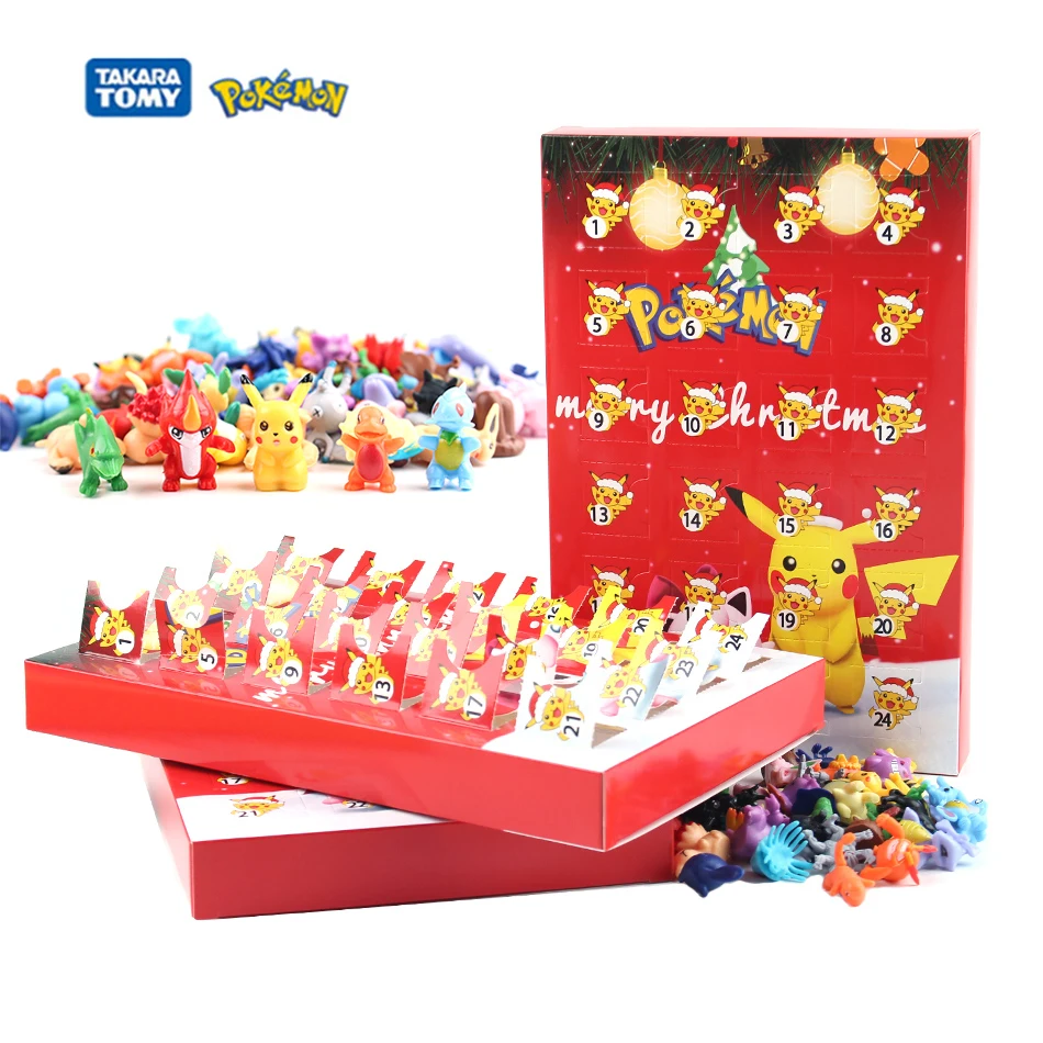24Pcs/Set Pokemon Christmas 2022 Advent Calendar Blind Box Figure Toys Kawaii Pikachu Anime Figuras Children Toys Pokemon Gift
24Pcs/Set Pokemon Christmas 2022 Advent Calendar Blind Box Figure Toys Kawaii Pikachu Anime Figuras Children Toys Pokemon Gift
