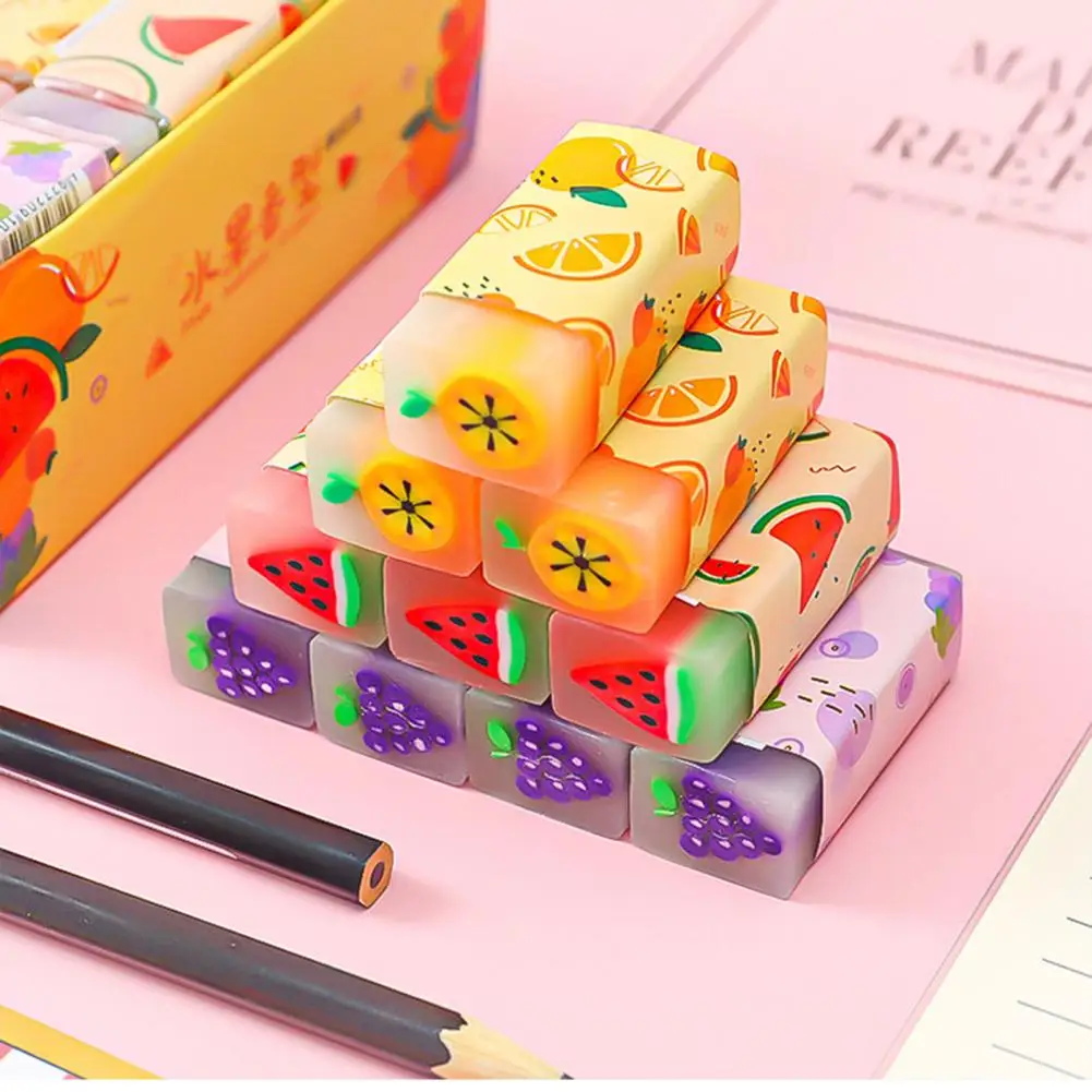 Easy Erasing Office Supplies Watermelons Oranges Grapes Fruits Kids Painting Erasers for School
Easy Erasing Office Supplies Watermelons Oranges Grapes Fruits Kids Painting Erasers for School