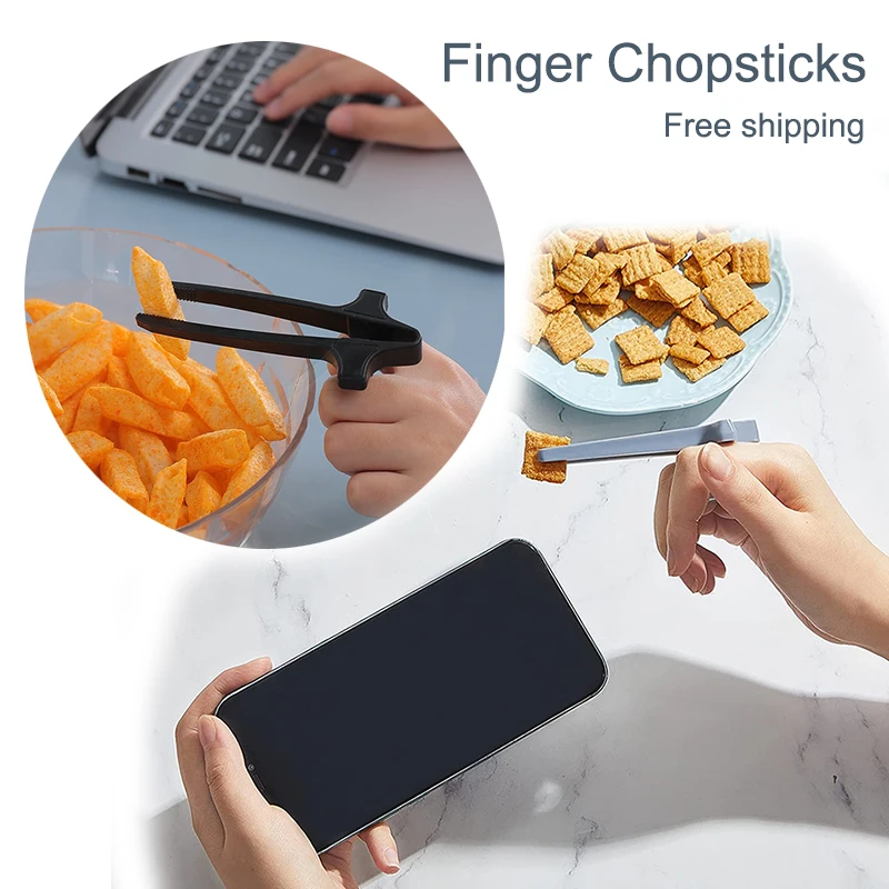 Hot Sale Finger Chopsticks Game Player Snack Chopstick Holder Plastic Game Finger Clips Game Controller Training Chopsticks
Hot Sale Finger Chopsticks Game Player Snack Chopstick Holder Plastic Game Finger Clips Game Controller Training Chopsticks