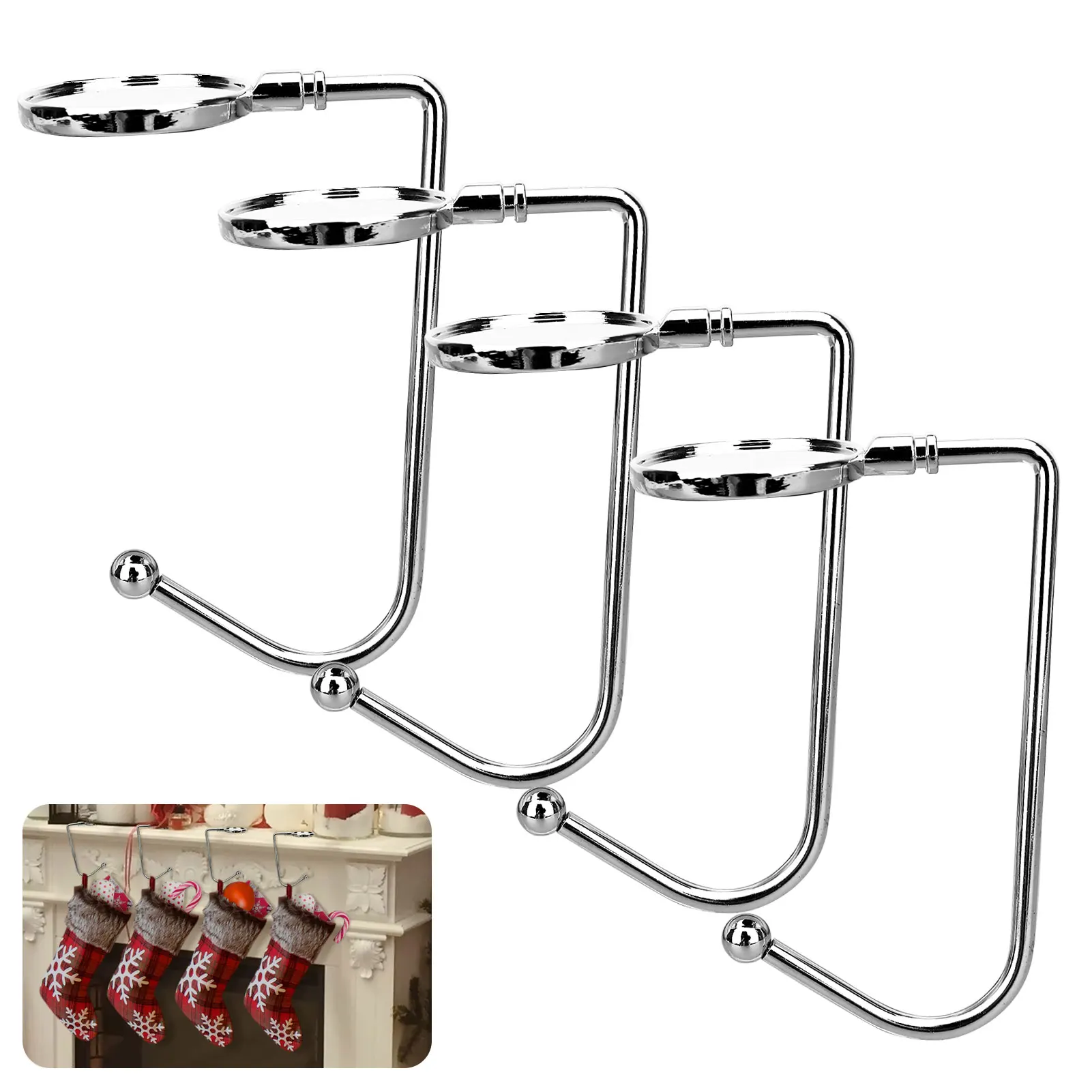 4 рождественских крючка для чулок и камина, подвесные крючки для новогодней елки
4 рождественских крючка для чулок и камина, подвесные крючки для новогодней елки