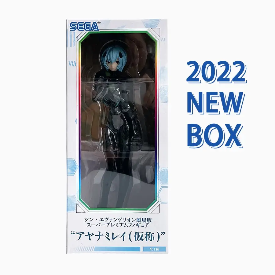 Ayanami Rei Anime Action Figure EVA Black Combat Suit Backpack 1/8 Model Collectible Genuine Figurine SEGA Toys Ver1.5 | Игрушки и хобби