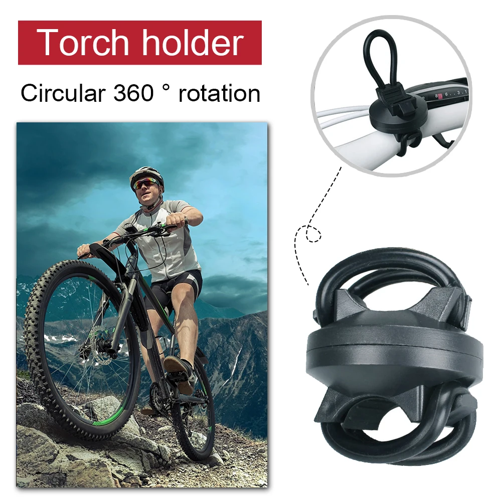 Bike LED Flashlight Mount Bracket 360 Swivel Front Torch Holder Headlight Grips Biking Portable Dustproof Cycling Parts
Bike LED Flashlight Mount Bracket 360 Swivel Front Torch Holder Headlight Grips Biking Portable Dustproof Cycling Parts