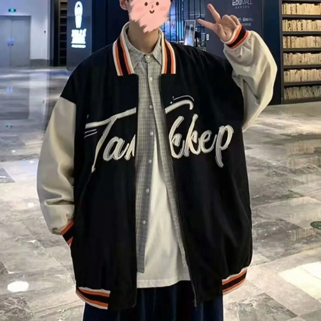 Trendy Autumn New Top Loose Hipster Jacket Baseball Jersey College Style Fashion Design
Trendy Autumn New Top Loose Hipster Jacket Baseball Jersey College Style Fashion Design