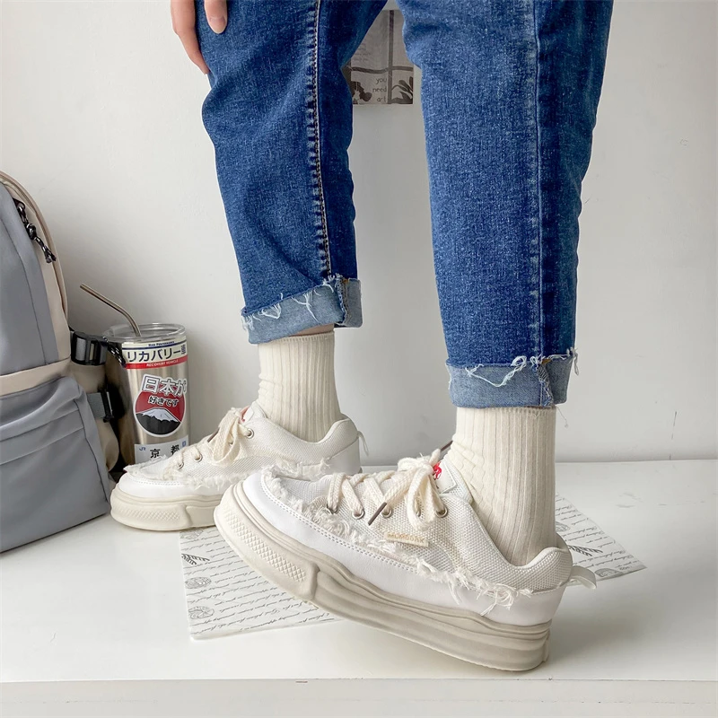 Fashion Personalized Canvas Tassel Sneakers Summer Casual Student Daily Footwear Ladies Vulcanized Increase Shoes tenis feminino
Fashion Personalized Canvas Tassel Sneakers Summer Casual Student Daily Footwear Ladies Vulcanized Increase Shoes tenis feminino