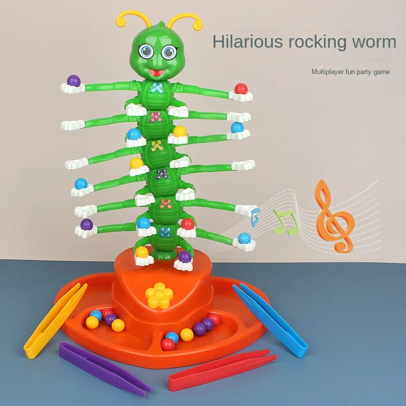 Children's Fun Electric Funny Rocking Worm Party Desktop Game Multi-Player Rocking Worm Battle Toy
Children's Fun Electric Funny Rocking Worm Party Desktop Game Multi-Player Rocking Worm Battle Toy