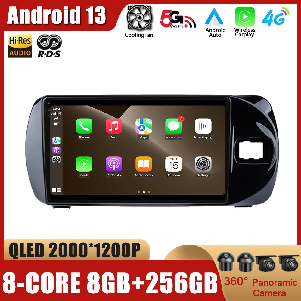 9 "Android 13 для Toyota Vitz 3 XP130 2014 2015 2016 2017 2018 2019 автомобильный радиоприемник, мультимедийный плеер, навигатор GPS Carplay 4G WIFI
9 "Android 13 для Toyota Vitz 3 XP130 2014 2015 2016 2017 2018 2019 автомобильный радиоприемник, мультимедийный плеер, навигатор GPS Carplay 4G WIFI