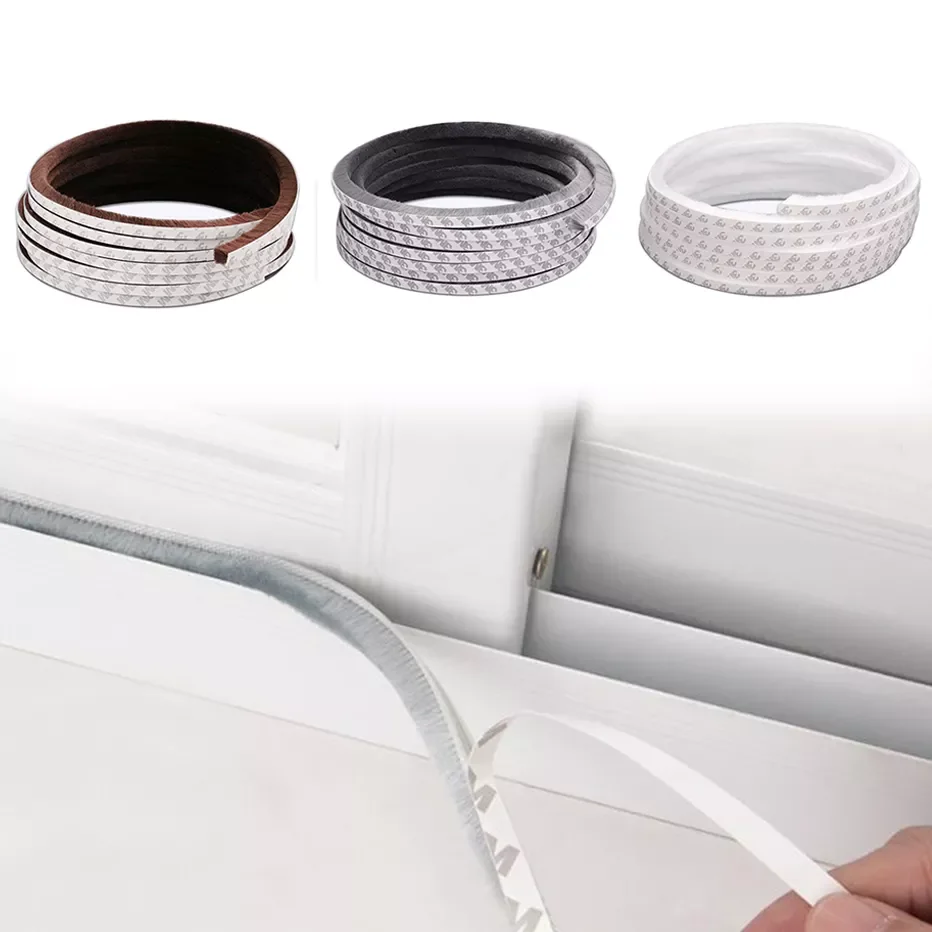Door Windows Sealing Strip Self-adhesive Brush Strips Soundproof Windproof Seal Strip Gasket Accessories
Door Windows Sealing Strip Self-adhesive Brush Strips Soundproof Windproof Seal Strip Gasket Accessories