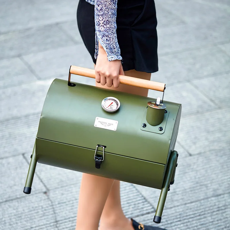 Portable outdoor barbecue oven, complete set of indoor charcoal tools, small field barbecue kebab, thickened carbon grill
Portable outdoor barbecue oven, complete set of indoor charcoal tools, small field barbecue kebab, thickened carbon grill