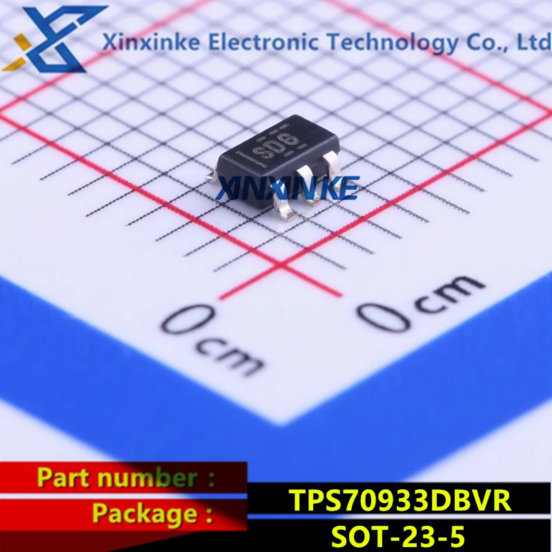 TPS70933DBVR Mark:SDG SOT-23-5 LDO Voltage Regulators 150mA 30V Ultra-Lo IQ Wd Input LDO Reg Power Management ICs
TPS70933DBVR Mark:SDG SOT-23-5 LDO Voltage Regulators 150mA 30V Ultra-Lo IQ Wd Input LDO Reg Power Management ICs