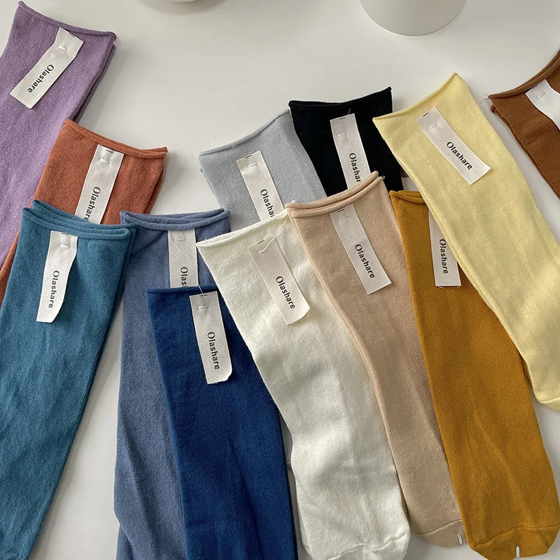 Женские хлопковые свободные носки в стиле ретро, однотонные длинные черные, белые, корейские, японские студенческие носки в стиле Харадзюку...
Женские хлопковые свободные носки в стиле ретро, однотонные длинные черные, белые, корейские, японские студенческие носки в стиле Харадзюку...