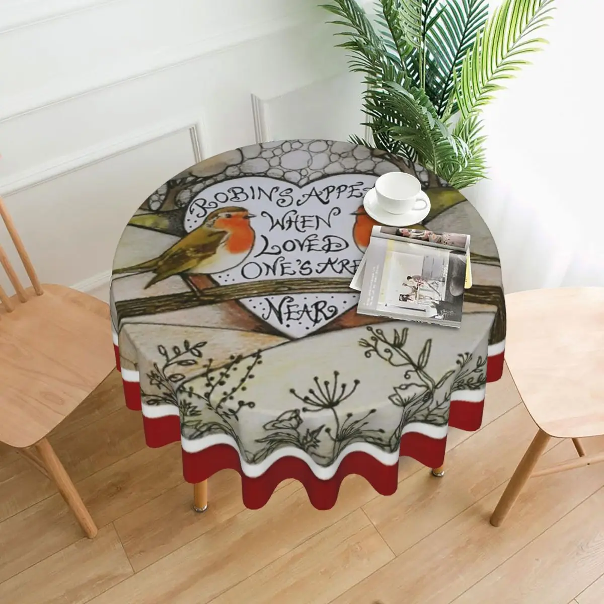 Скатерть Robin's Appear, 60 дюймов, диаметр 152 см, устойчивая к морщинам декоративная рамка для помещений и улицы 
Скатерть Robin's Appear, 60 дюймов, диаметр 152 см, устойчивая к морщинам декоративная рамка для помещений и улицы