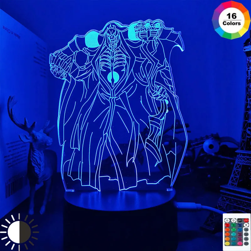 Anime Overlord Ainz Ooal Gown Led Night Light for Kids Bedroom Decor Nightlight Birthday Gift Manga Overlord Led Lamp Bedside
Anime Overlord Ainz Ooal Gown Led Night Light for Kids Bedroom Decor Nightlight Birthday Gift Manga Overlord Led Lamp Bedside
