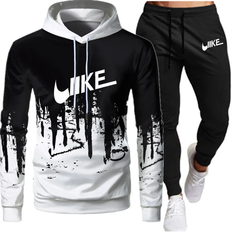 2023 Spring New Men Suits Brand Letter Print Fashion Sets Casual Pullover Tracksuit 2 Piece Hoodies Sweatshirts + Sweatpants Set
2023 Spring New Men Suits Brand Letter Print Fashion Sets Casual Pullover Tracksuit 2 Piece Hoodies Sweatshirts + Sweatpants Set